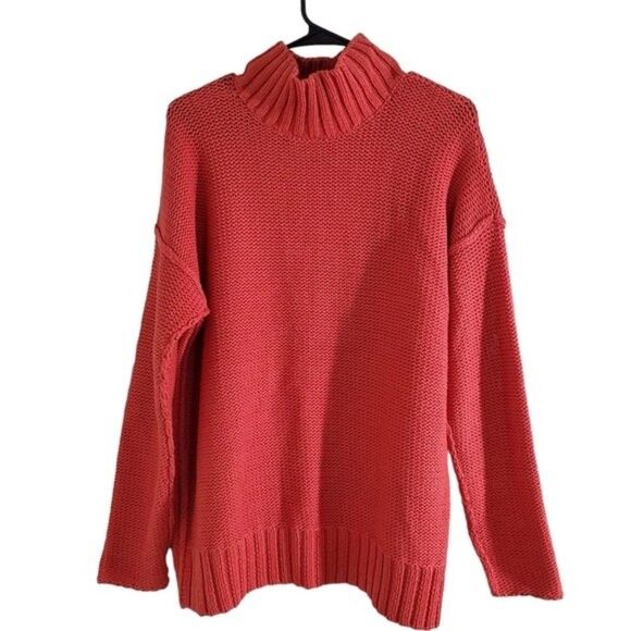 Lauren Ralph Lauren Sweaters - Lauren Ralph Lauren Coral Turtleneck Sweater